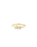 14K Gold Diamond Cluster Ring