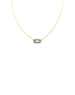 The Luxe Lexi Lock Necklace: Gold Filled Paper Clip