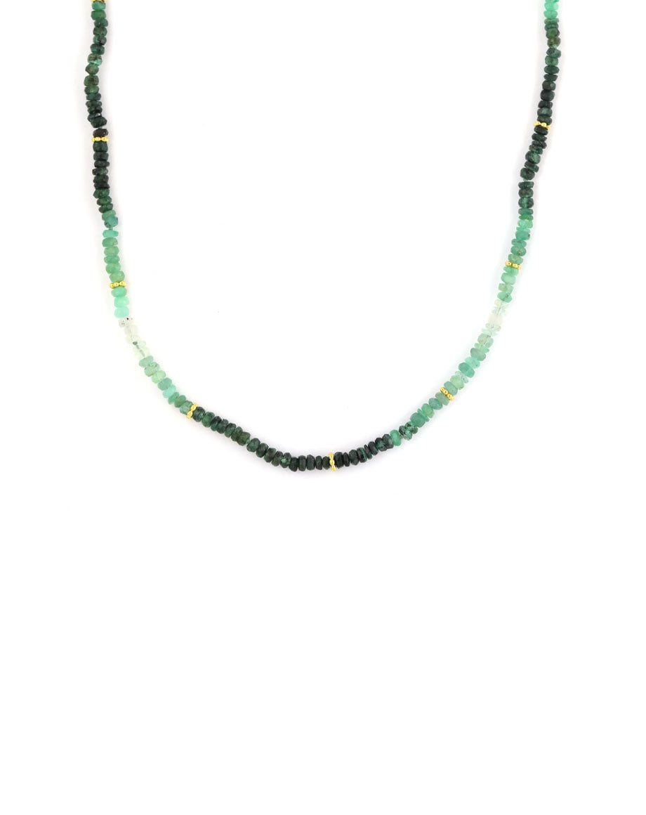 Ombre Emerald Bali Necklace