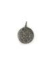 Silver Diamond Concave Disc Charm
