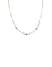 Trio Pink Sapphire Necklace