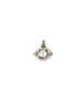 Mini Polki Diamond Moonstone Evil Eye Charm