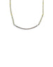 The Lina Necklace - Oxidized Bar on Pyrite