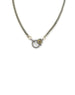 The Good Eye Lock Necklace: Silver Cuban Chain