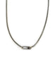 The Gemma Lock Necklace: Round Box Chain