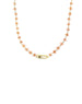 The Gemma Lock Necklace: Wired Sunstone