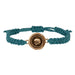What Once Was Braided Bronze Teal Bracelet