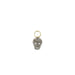 Small Pave Diamond Skull Ear Charm