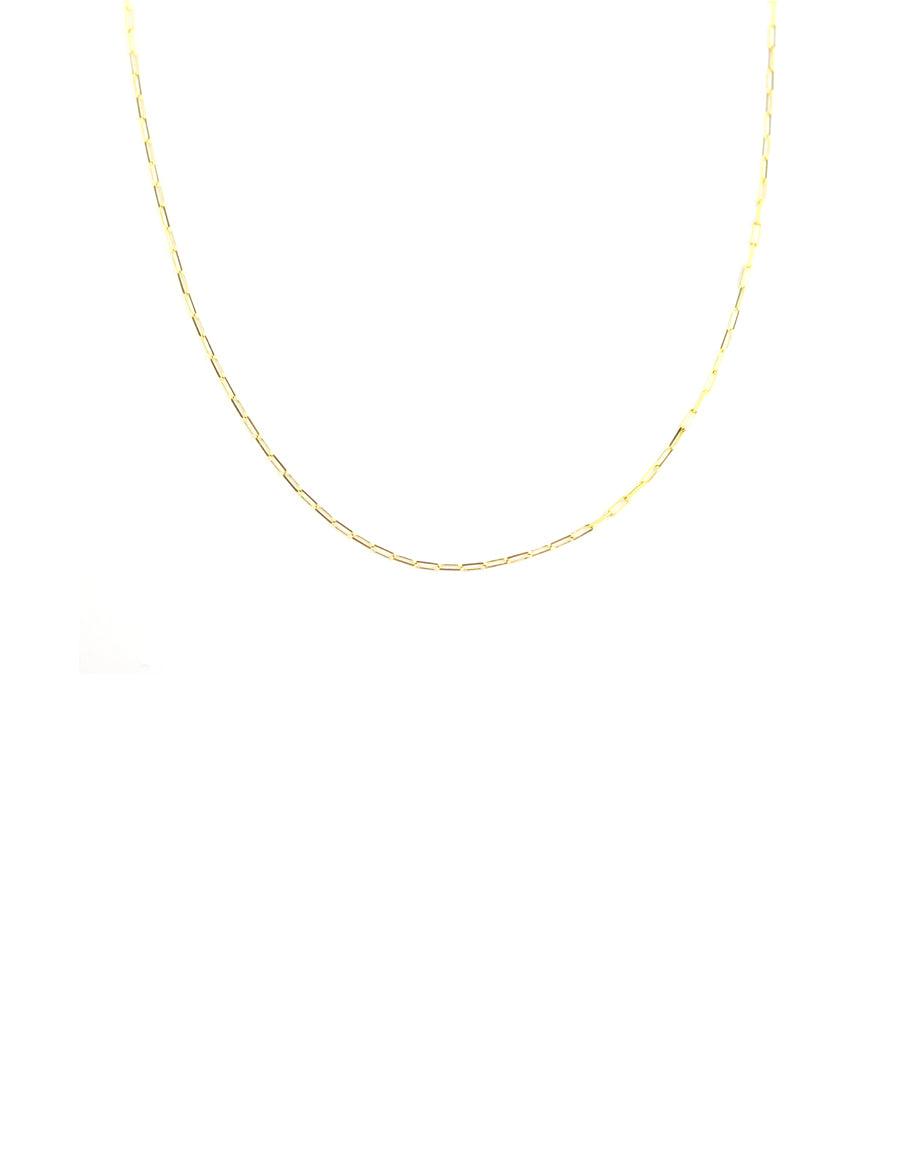 XXS 14K Gold Paper Clip Chain