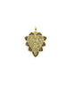 Gold Star with Silver Scallop Frame Charm
