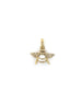 14K Mini White Enamel Bee Charm