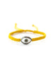 Diamond Cosmic Eye Bracelet: Yellow Thread
